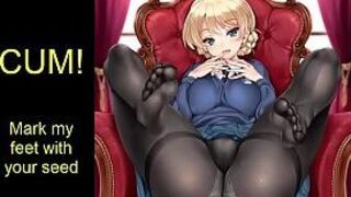 Аниме Ножки, инструкция по дрочке ~ - порно видео