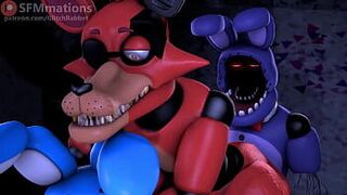 Пять ночей у Фредди с Бонни и чертовой игрушкой Бонни - порно видео
